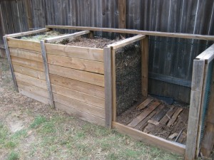 A Three-bin Compost Bin