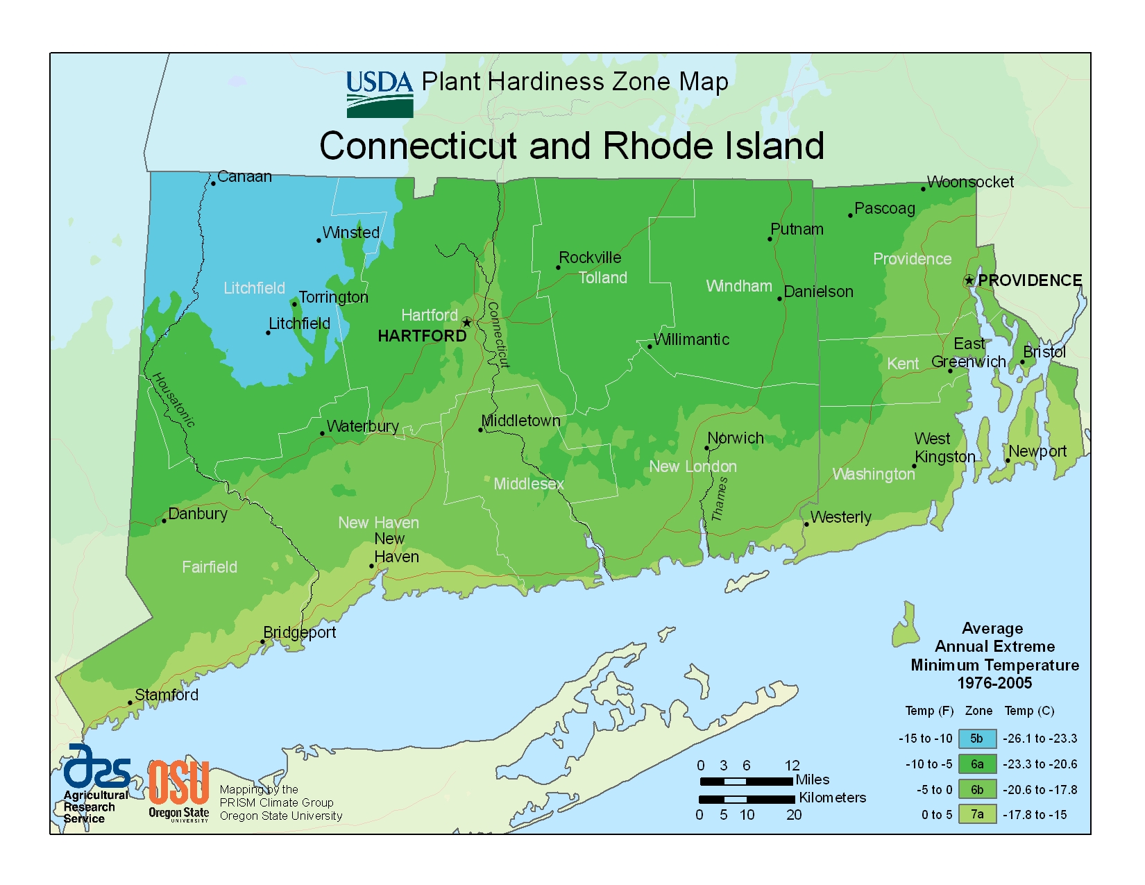 Plant Zone Chart